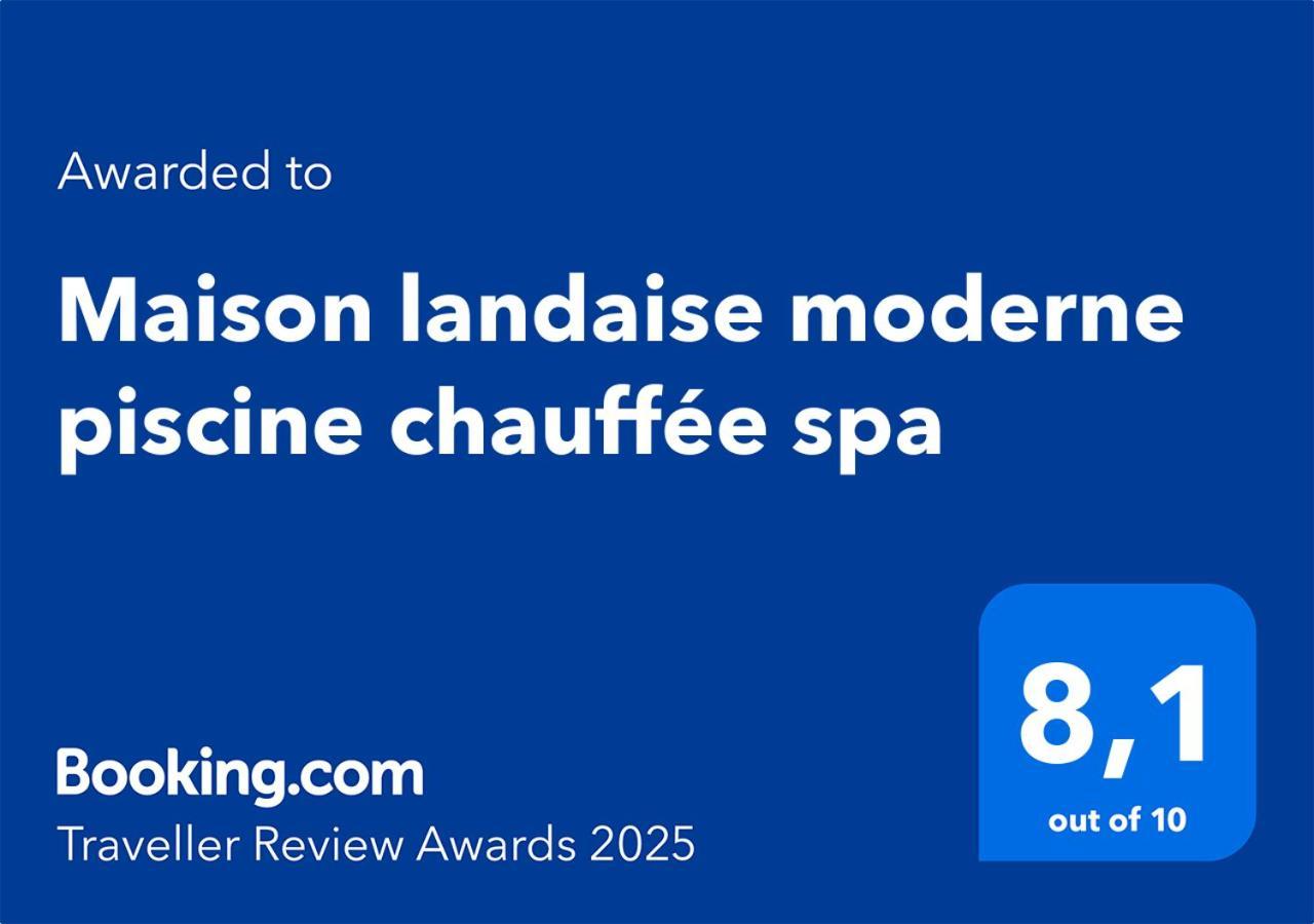 Maison Landaise Moderne Piscine Chauffee Spa Lit-et-Mixe Exteriör bild